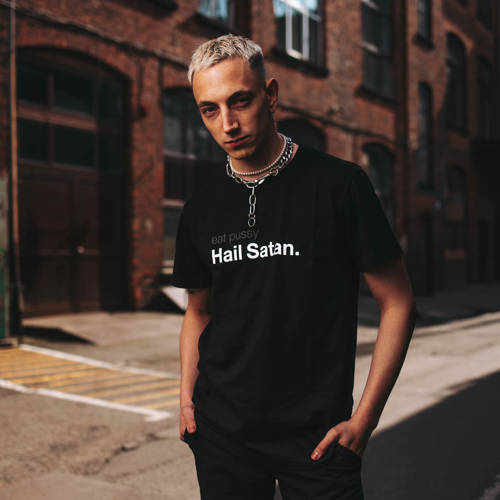 Eat Pussy Hail Satan tshirt by HOLY BLVK