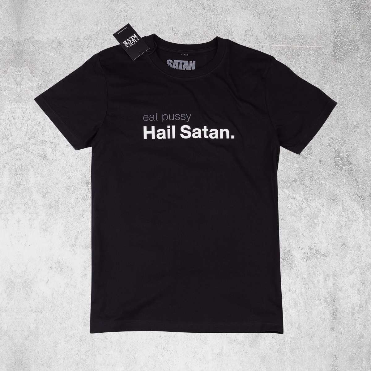 Eat Pussy Hail Satan tshirt by HOLY BLVK | CLOTHING NEW | Sinfashion.pl