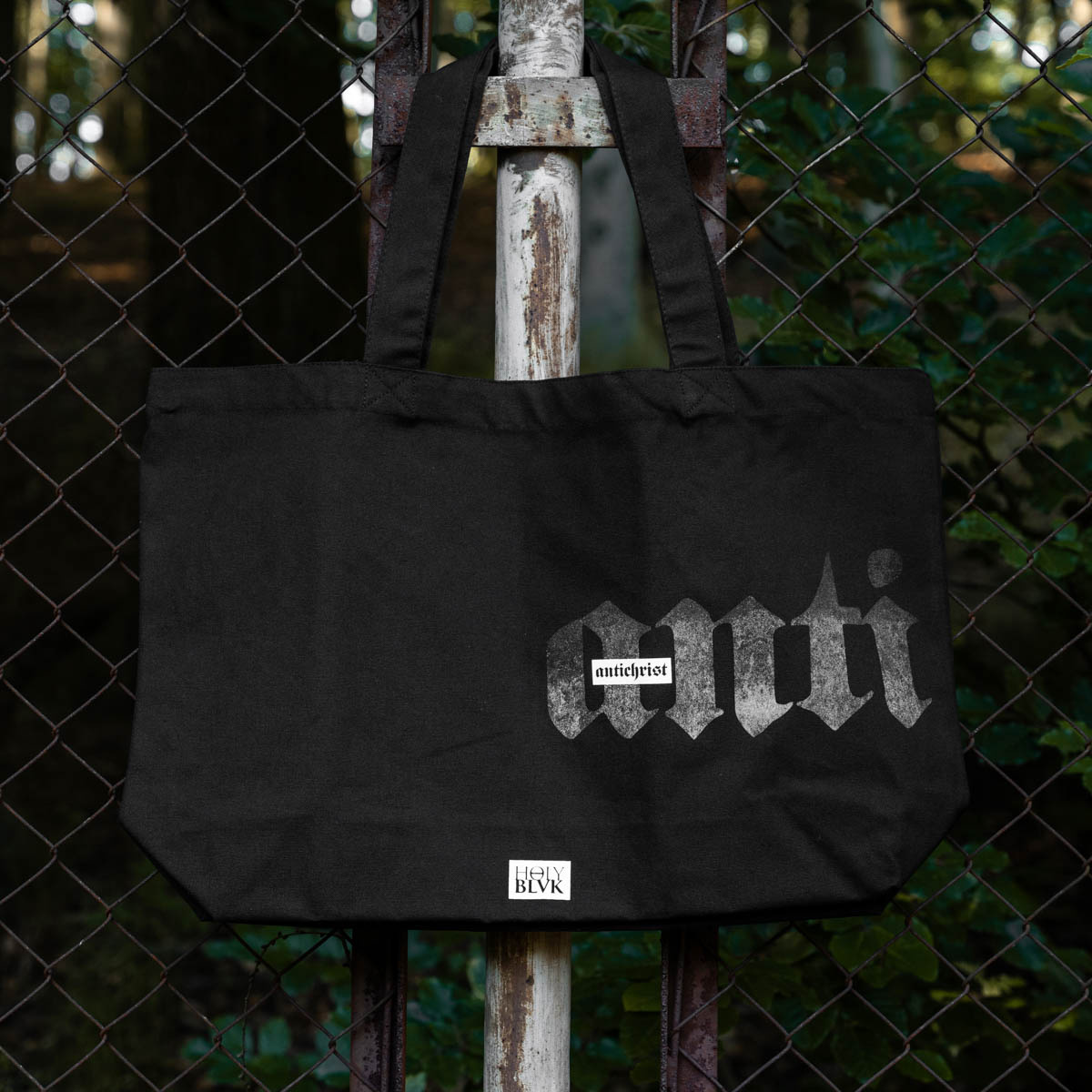 Antichrist canvas bag x HOLY BLVK