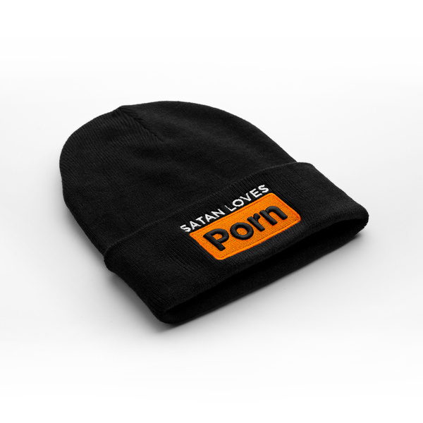 Satan Loves Porn beanie x Holy Blvk