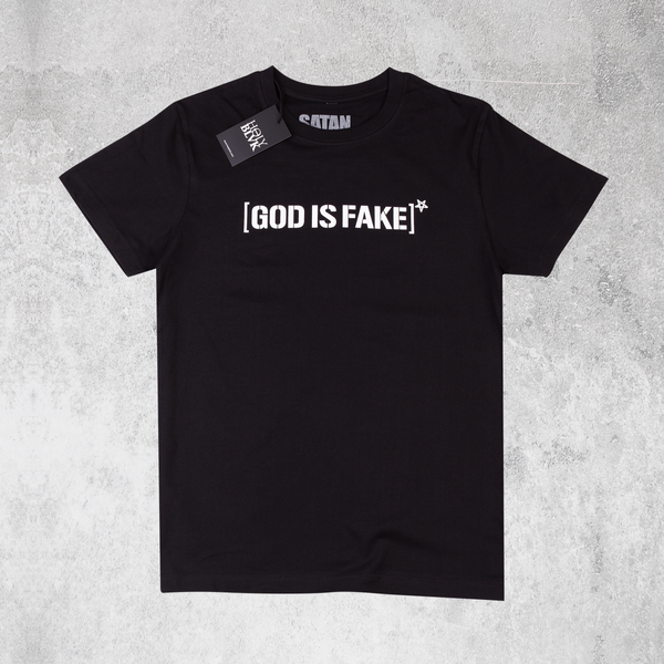 GOD IS FAKE tshirt x HOLY BLVK