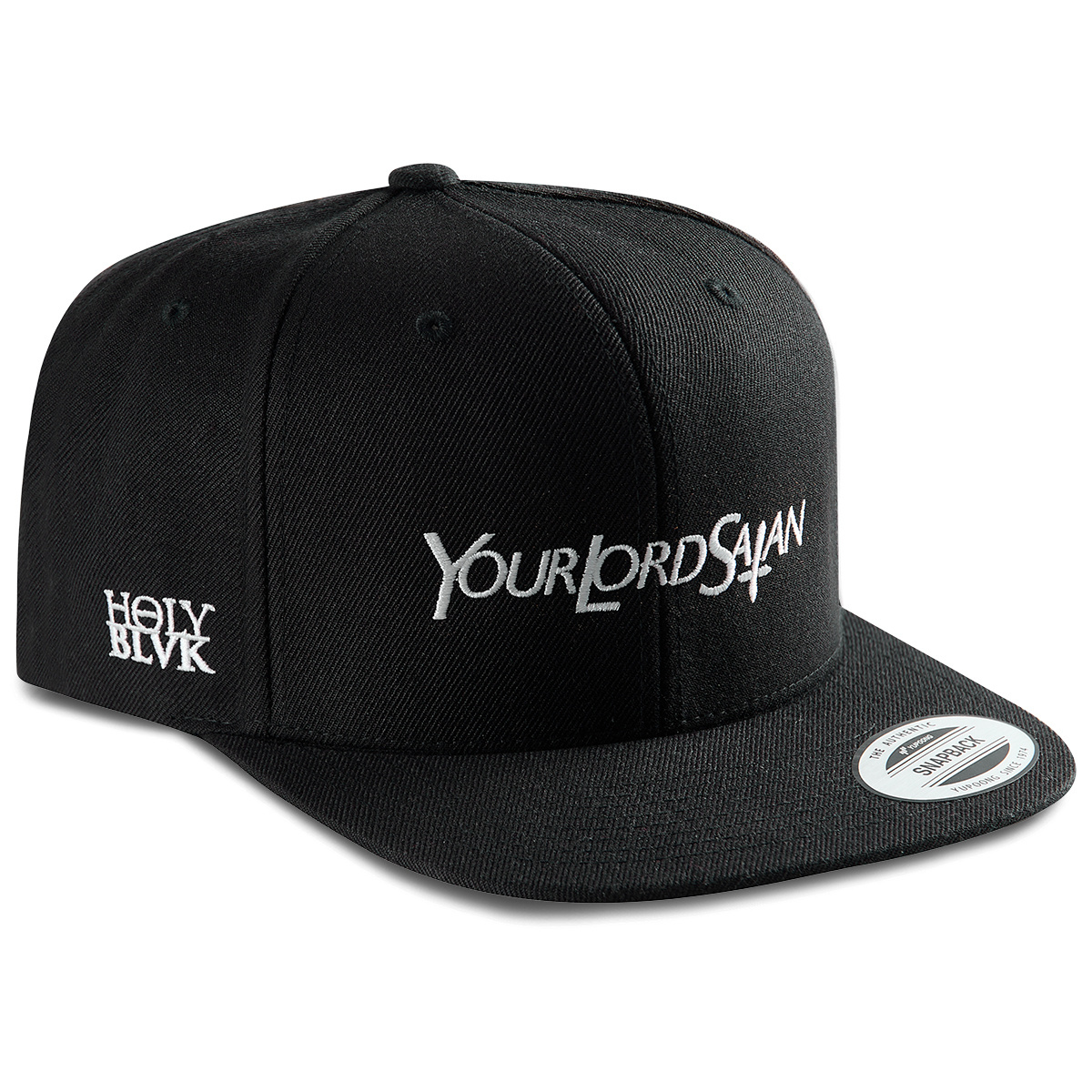 YourLordSatan snapback x HOLY BLVK