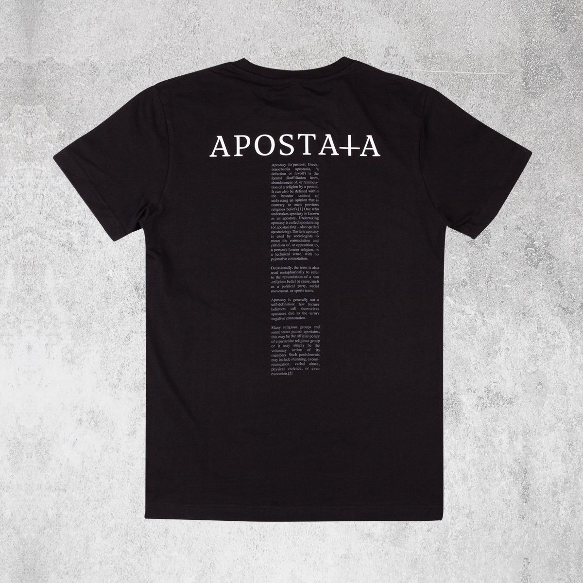 Apostata t-shirt x Holy Blvk