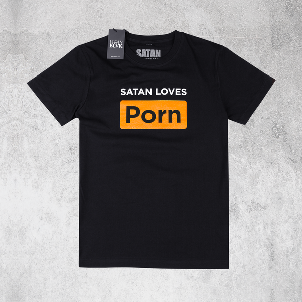 Satan Loves Porn t-shirt