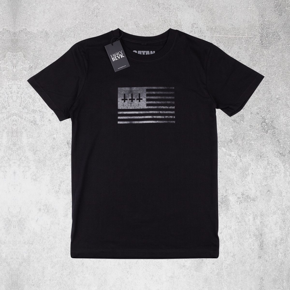 Inverted Cross Flag tshirt x HOLY BLVK