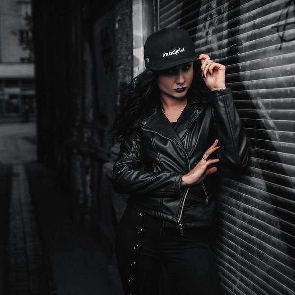 Antichrist snapback x HOLY BLVK