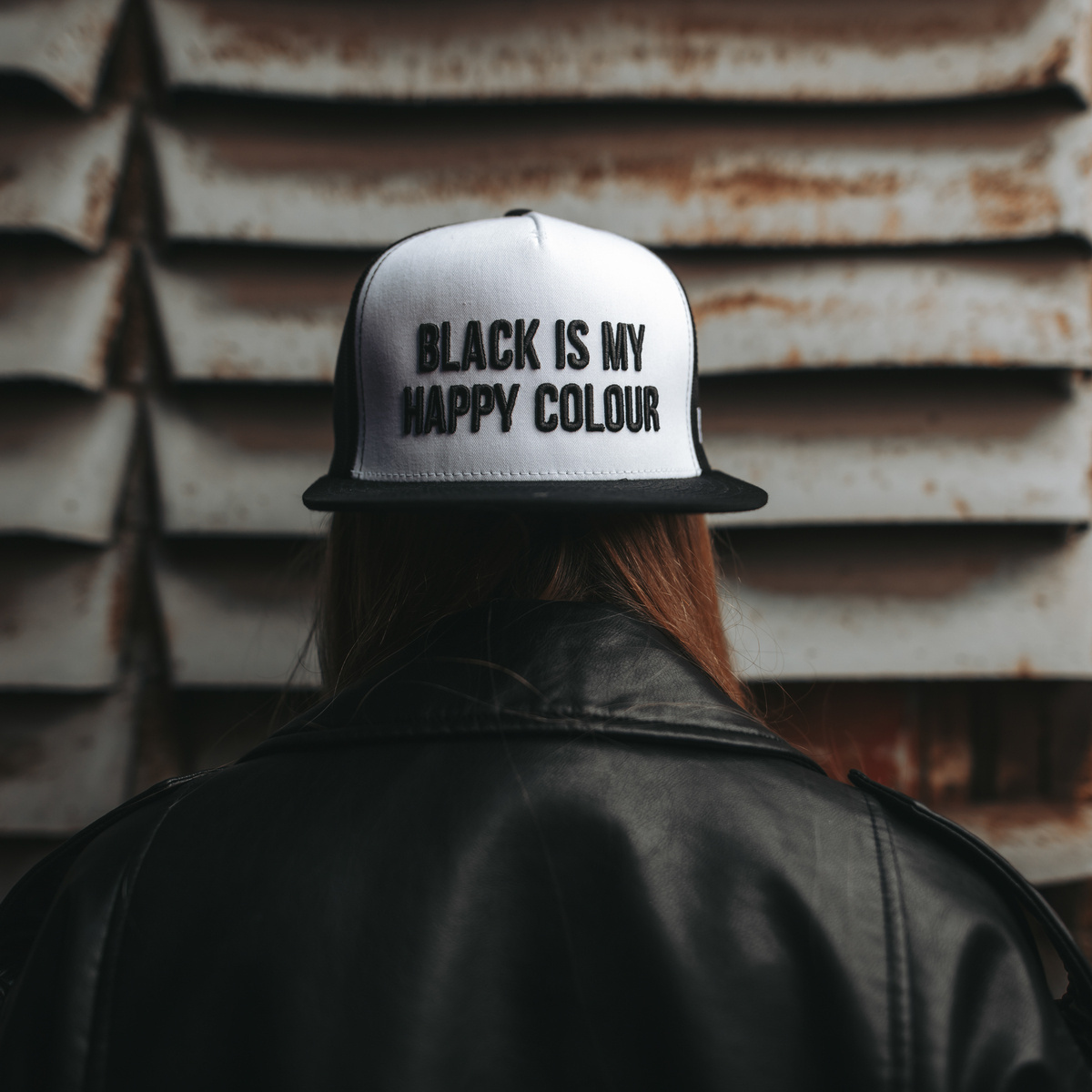 Black is my happy colour Trucker