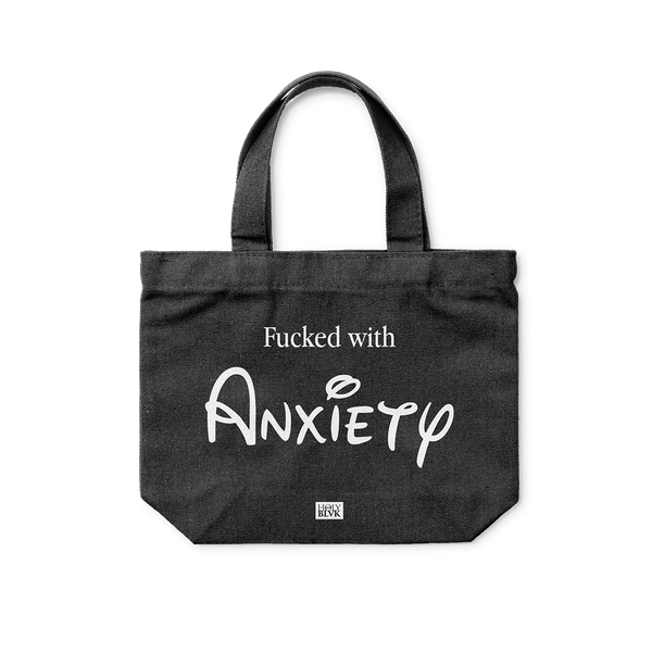 Anxiety canvas bag x HOLY BLVK