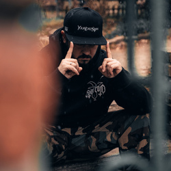 YourLordSatan snapback x HOLY BLVK