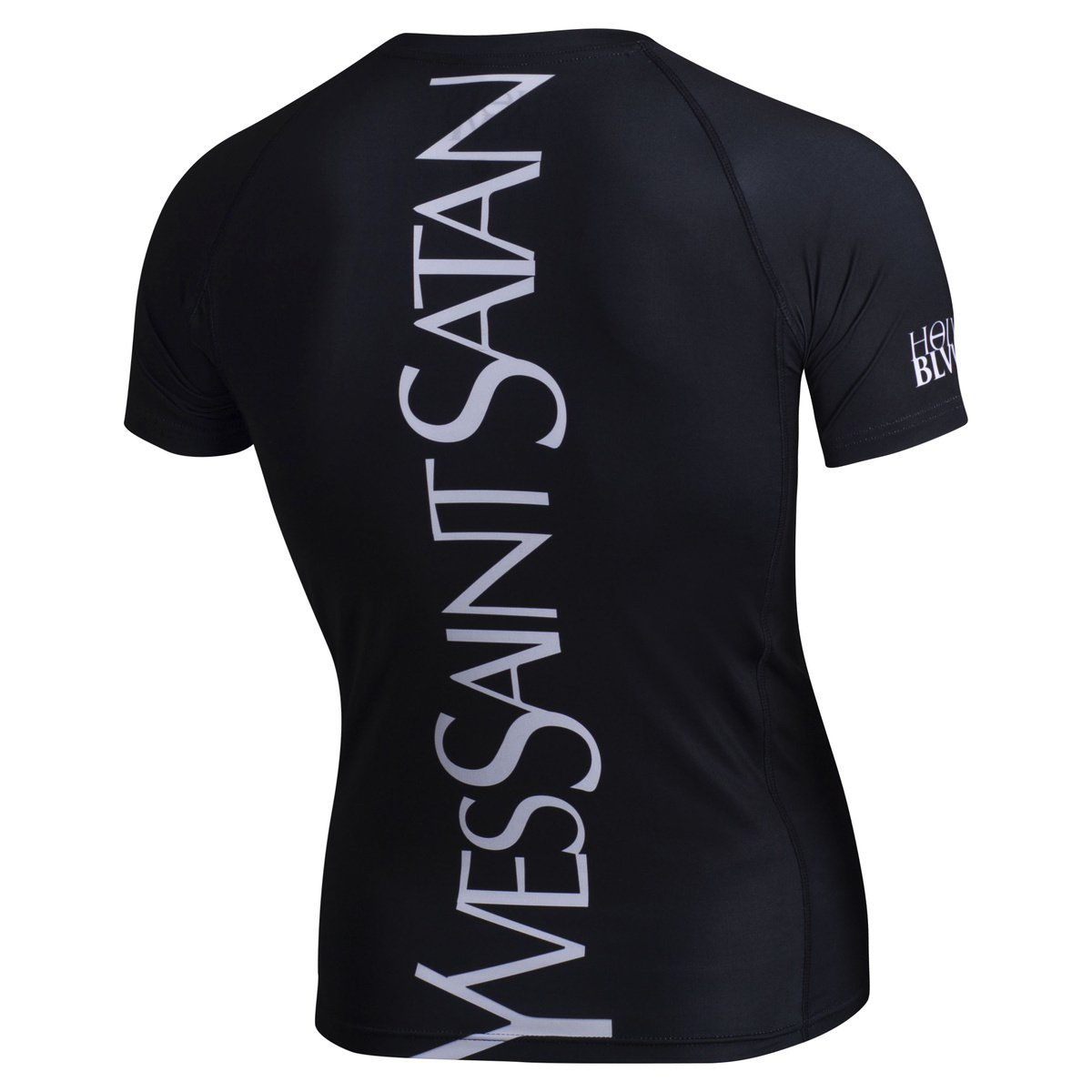 YvesSaintSatan training rashguard tshirt