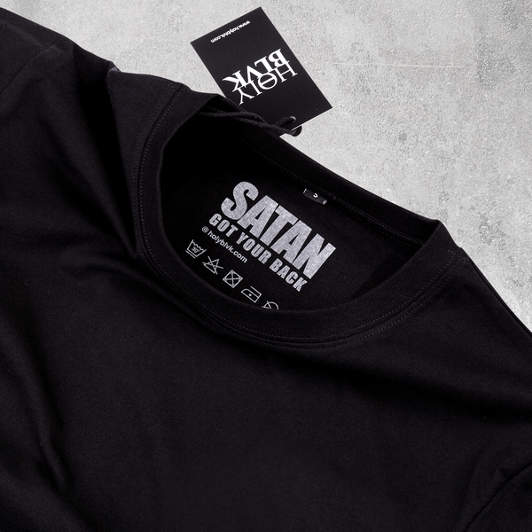 SATAN friend tshirt x HOLY BLVK