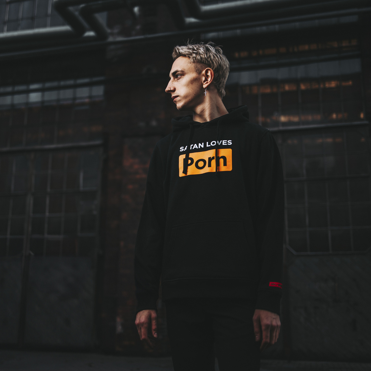 Satan Loves Porn hoodie