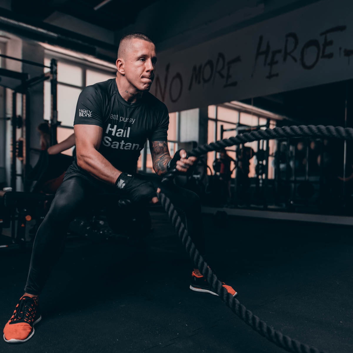 Eat Pussy Hail Satan training tshirt