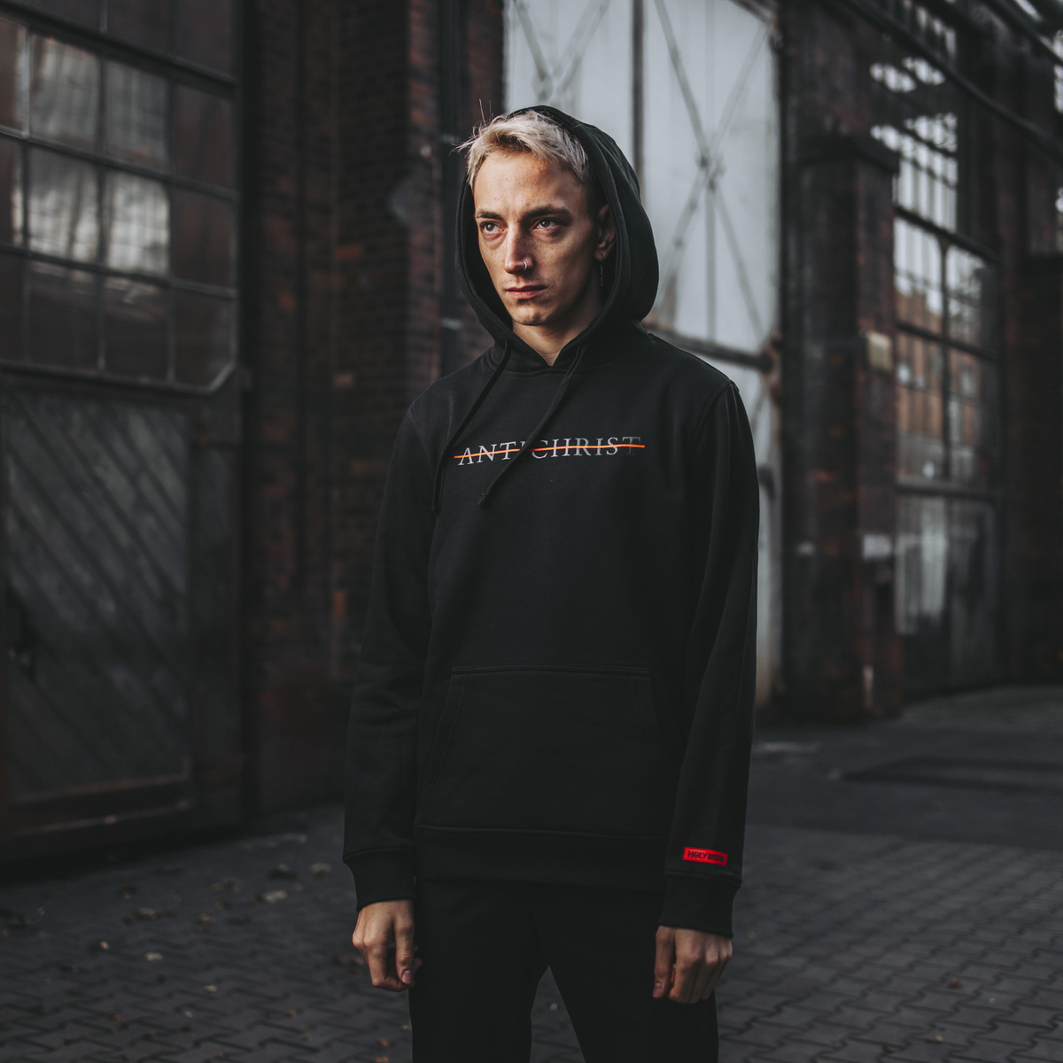 Antichrist Red Line Hoodie