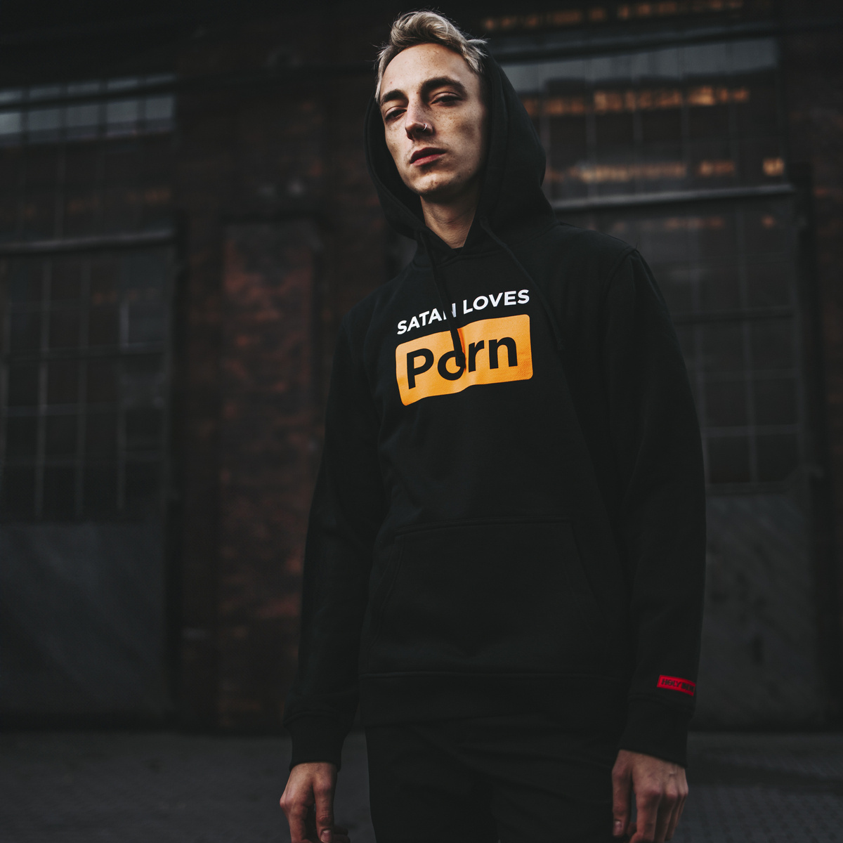 Satan Loves Porn hoodie