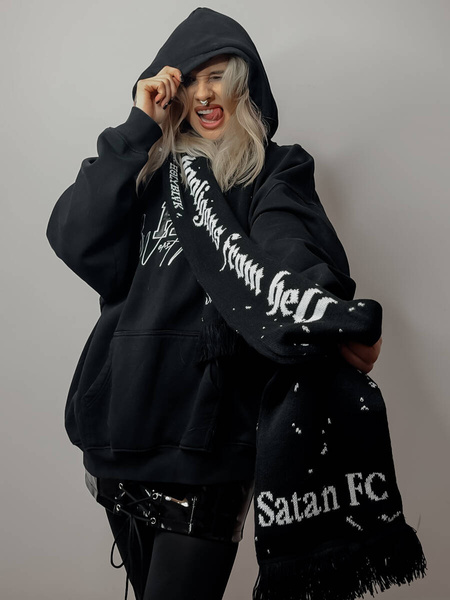 Satan FC scarf x HOLY BLVK