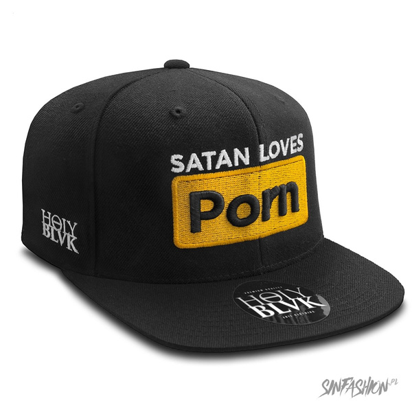 Satan Loves Porn snapback x HOLY BLVK