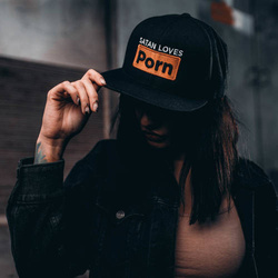 Satan Loves Porn snapback x HOLY BLVK