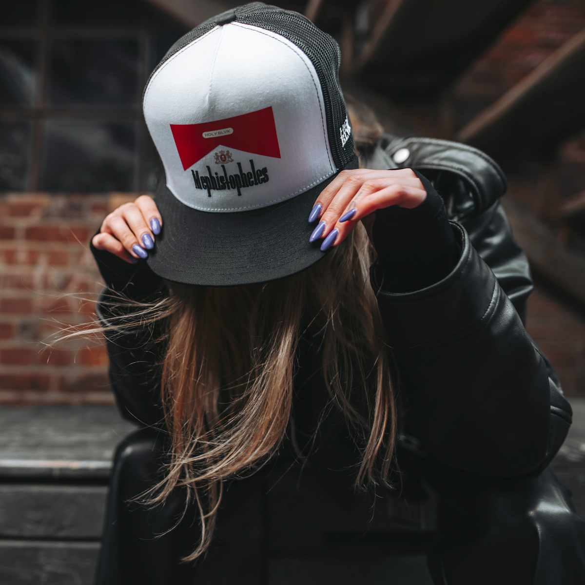 Mephistopheles trucker cap