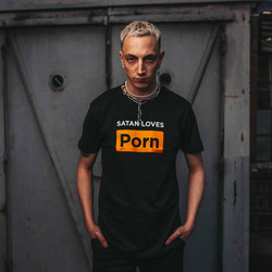 Satan Loves Porn t-shirt