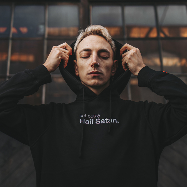 Eat Pussy Hail Satan hoodie